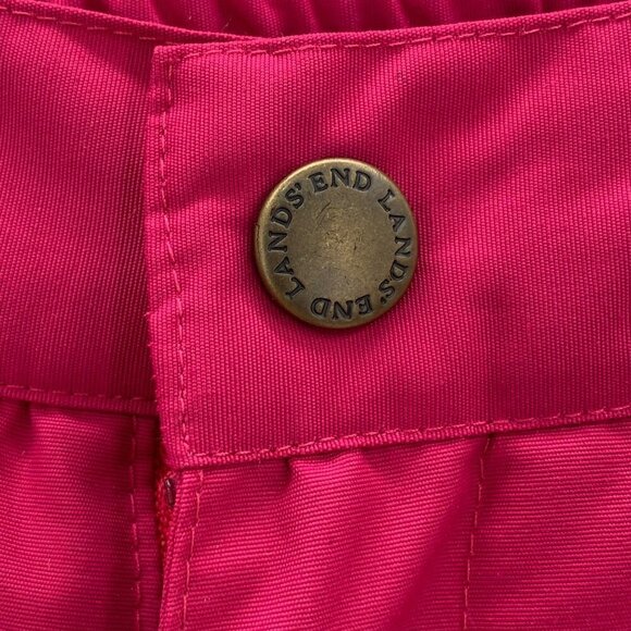 Lands’ End Kids Grow-A-Longs Pink Snow/Ski Pants Size 10 - Picture 4 of 6